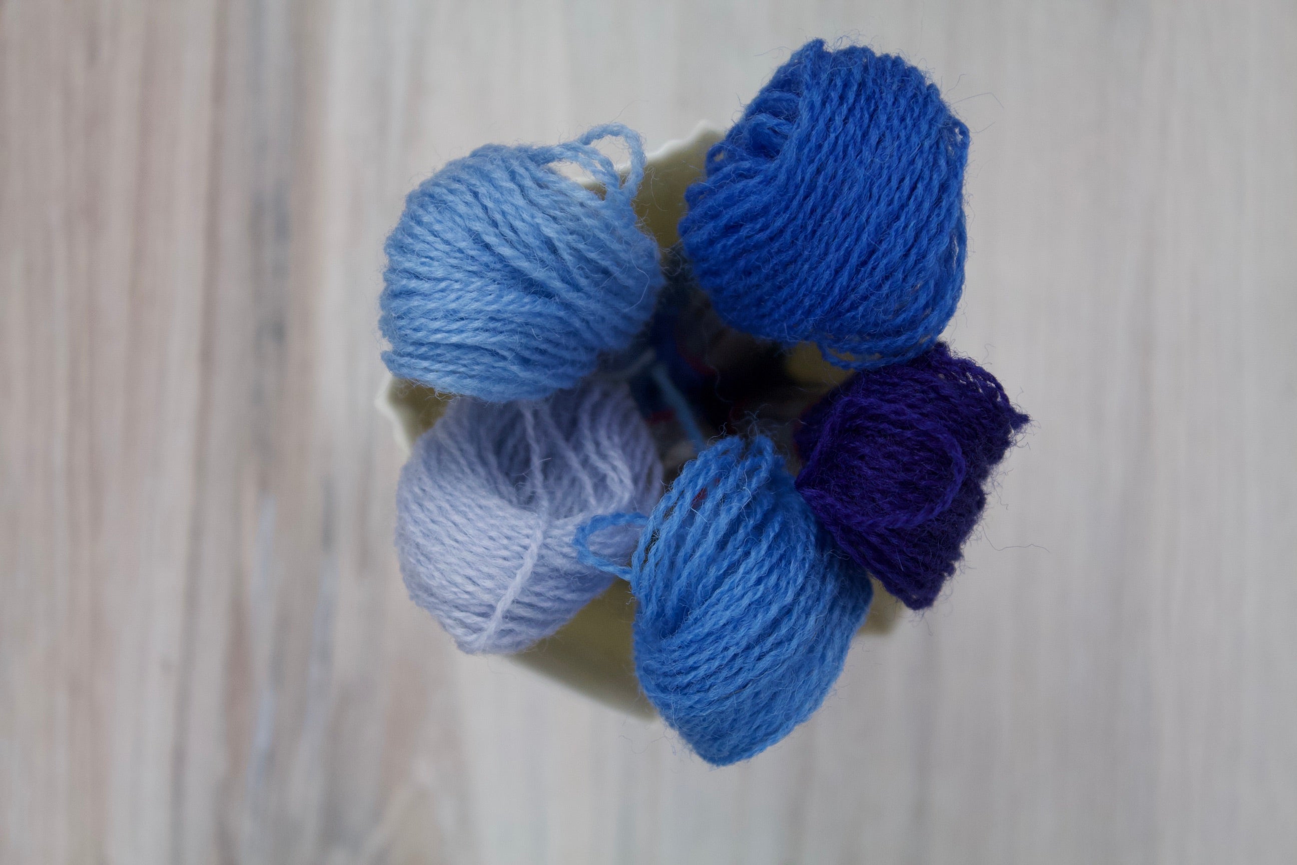 Individual Appletons Crewel Wool Skeins from the Cornflower Colorway