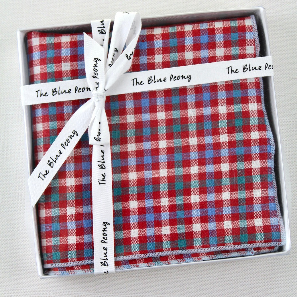 Country Road Italian Linen Kerchief