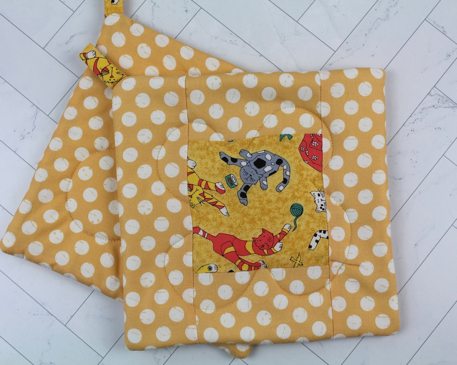 Crazy Cats Potholder