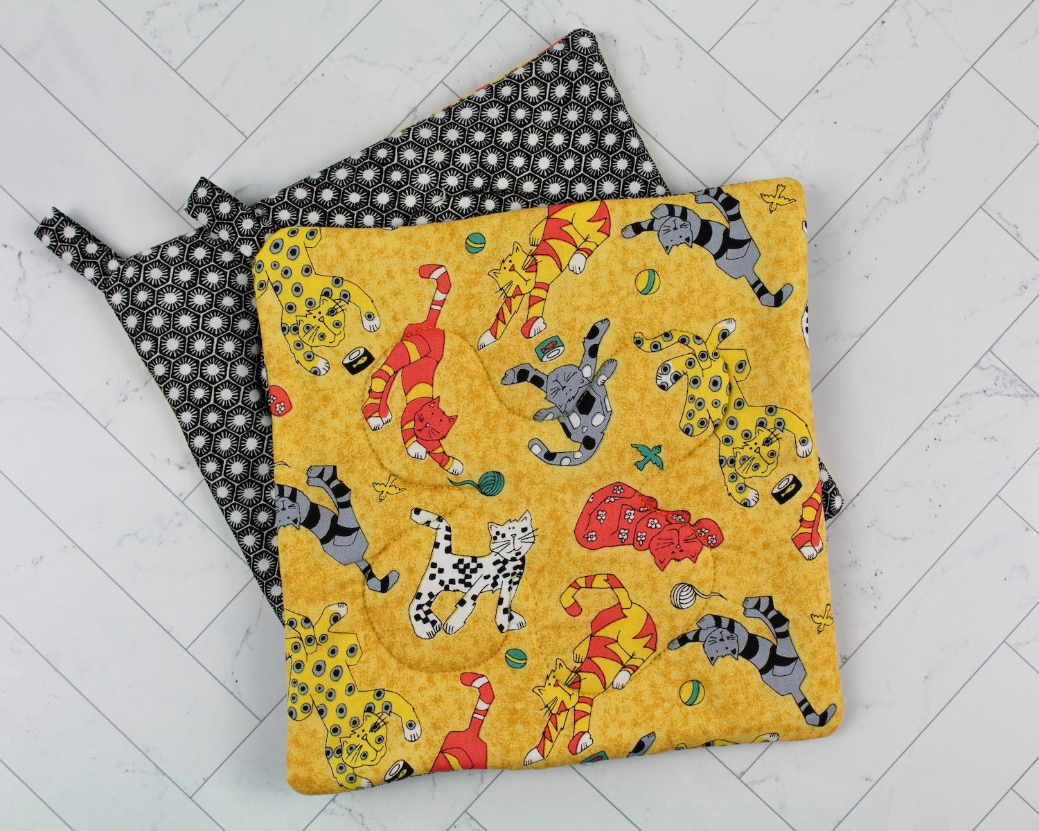 Crazy Cats Potholder