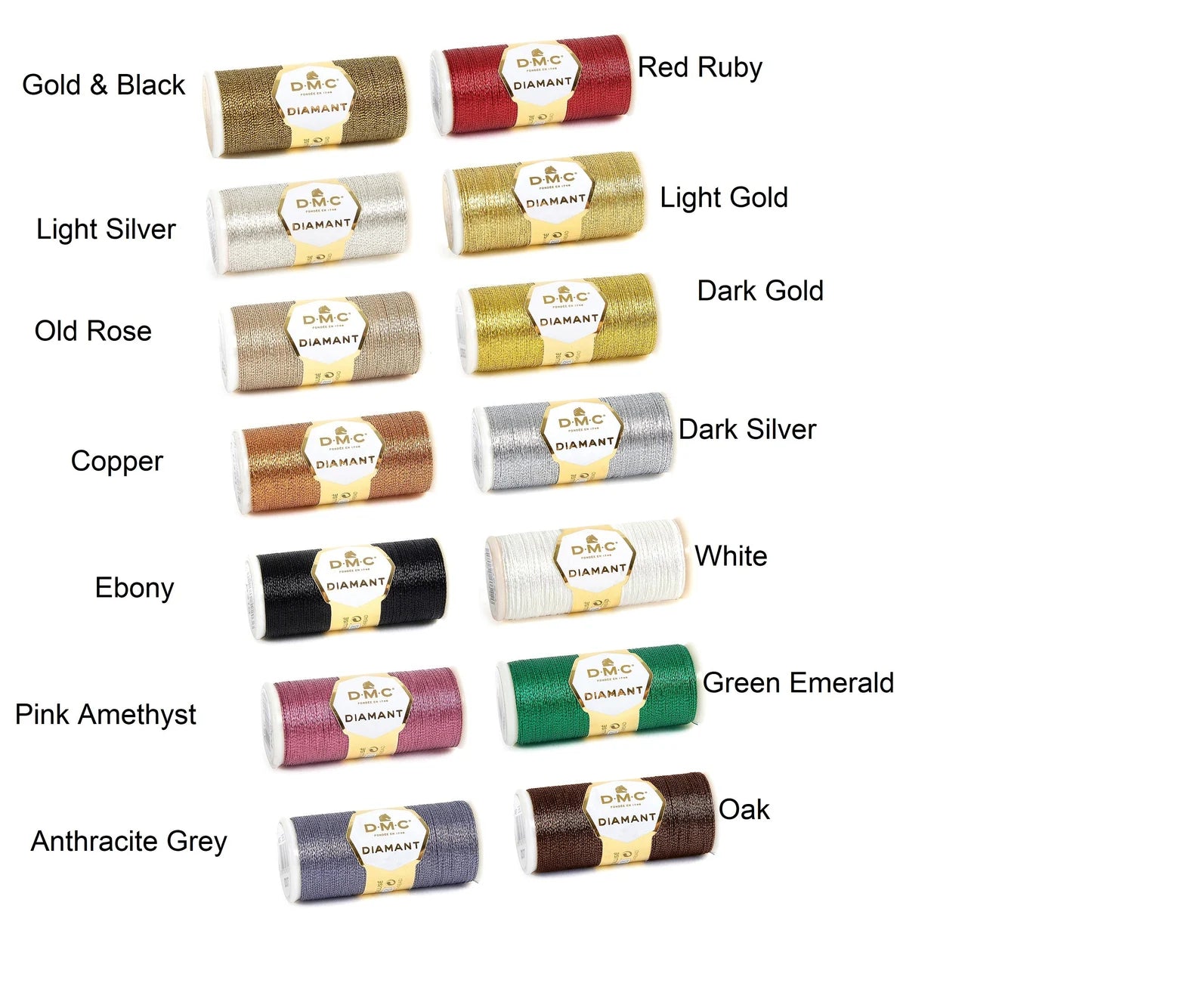 DMC Diamant Embroidery Thread