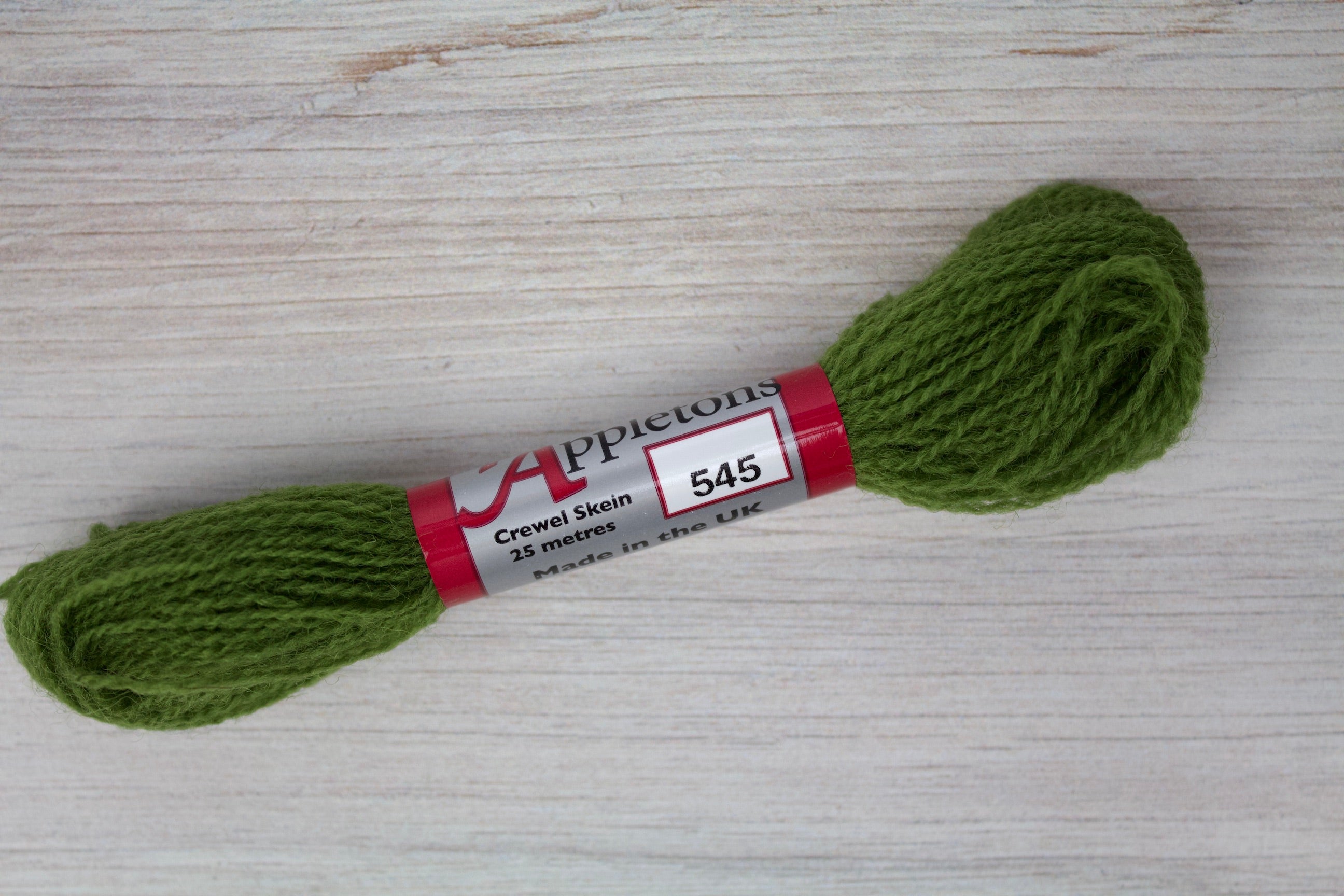 Individual Appletons Crewel Wool Skeins from the Early English Green Colorway