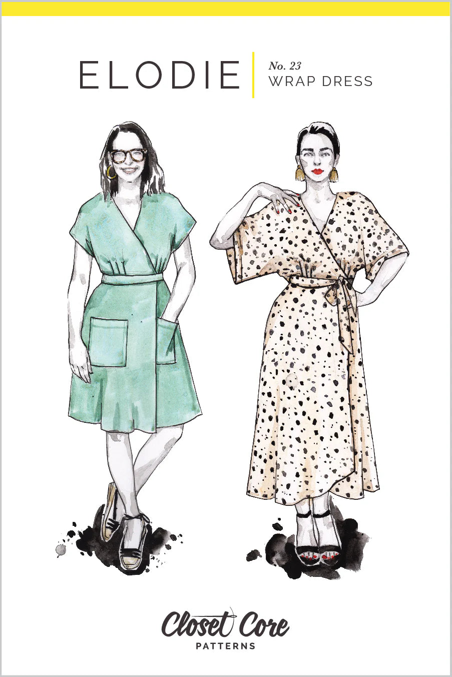 classic wrap dress pattern 405 Rachel Wrap Dress Sewing Pattern