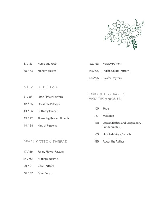 Embroidered Botanicals