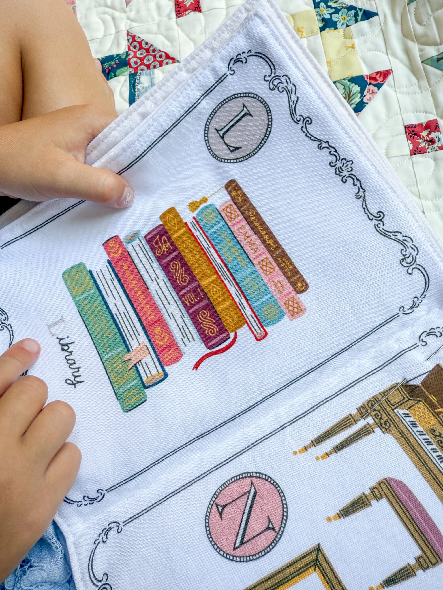 Jane Austen Soft Book Panel