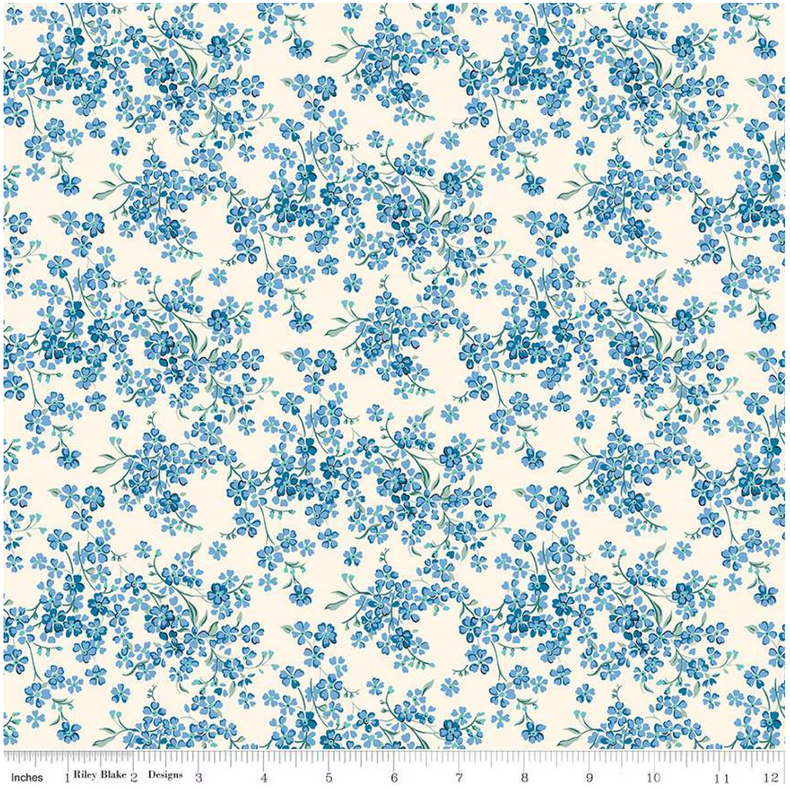 Forget Me Not Trail (C) by Liberty Fabrics