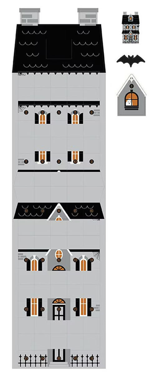 Frank and Friends Haunted House Countdown Felt Panel