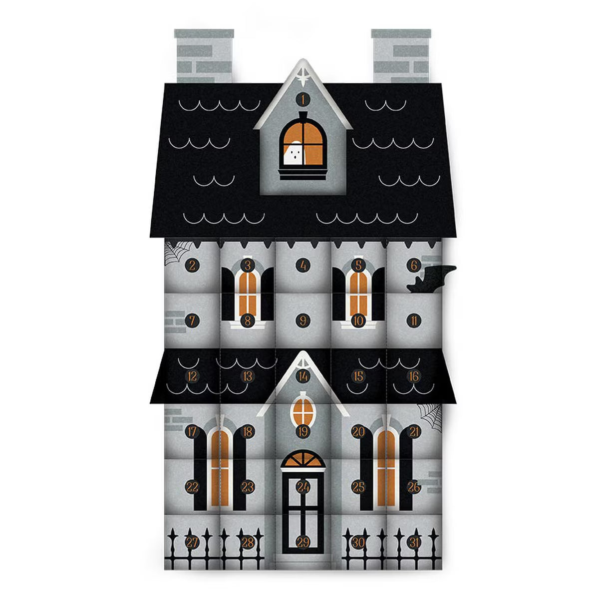 Frank and Friends Haunted House Countdown Felt Panel