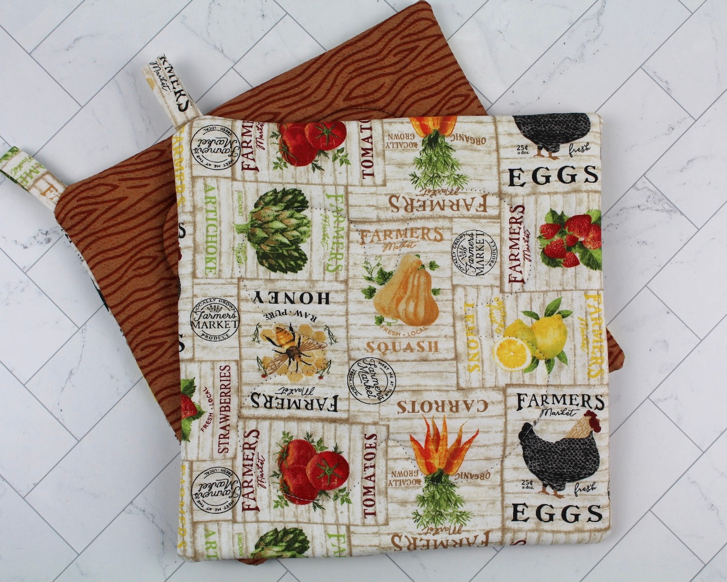 Farmer's Market Potholder