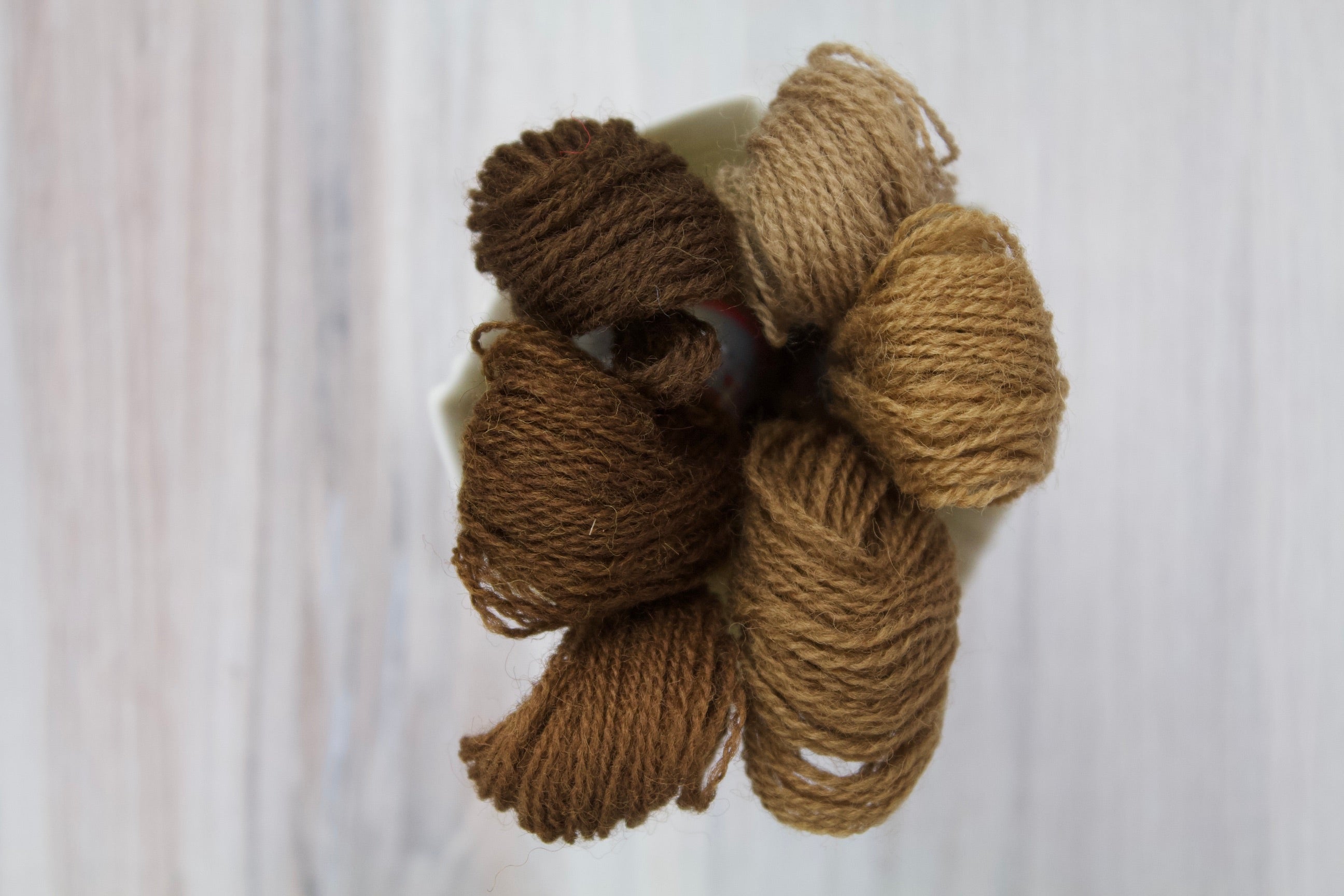 Individual Appletons Crewel Wool Skeins from the Fawn Colorway