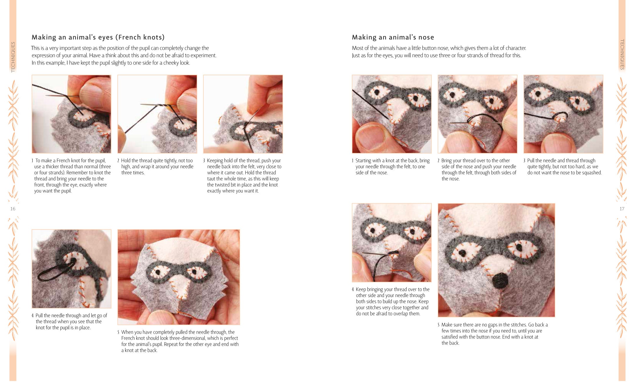 Felt Animal Families