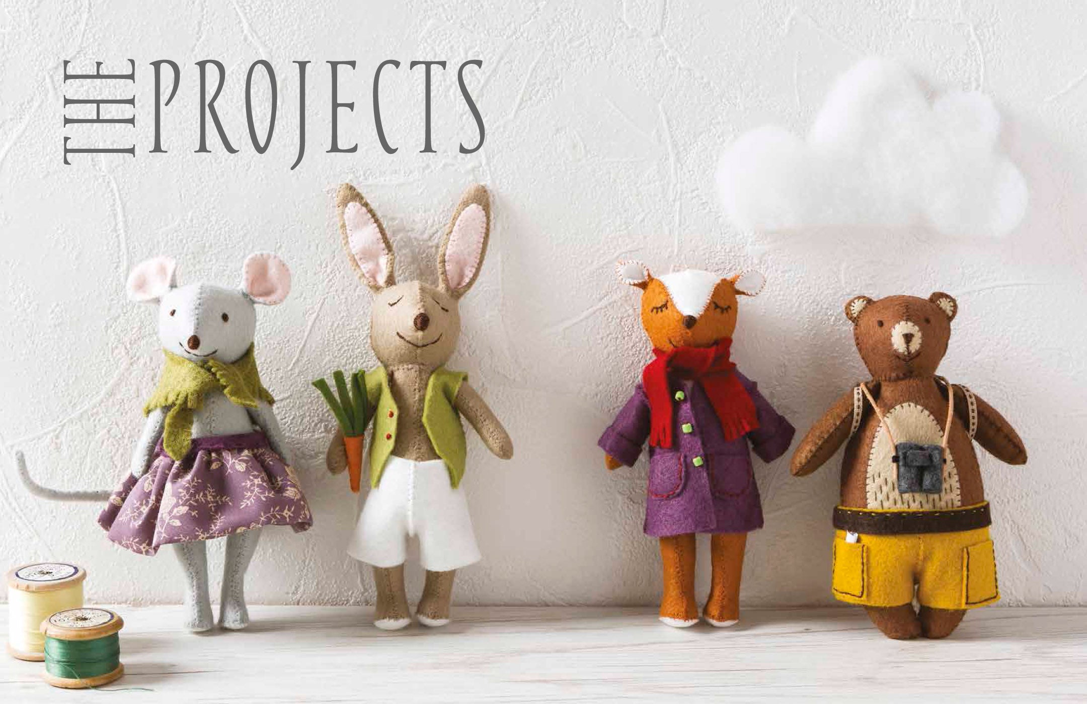 Felt Animal Families