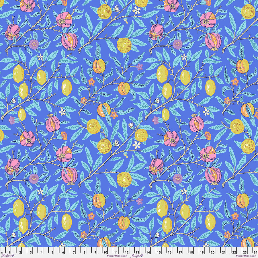 Fruit / Cobalt by Kaffe Fassett x William Morris & Co.