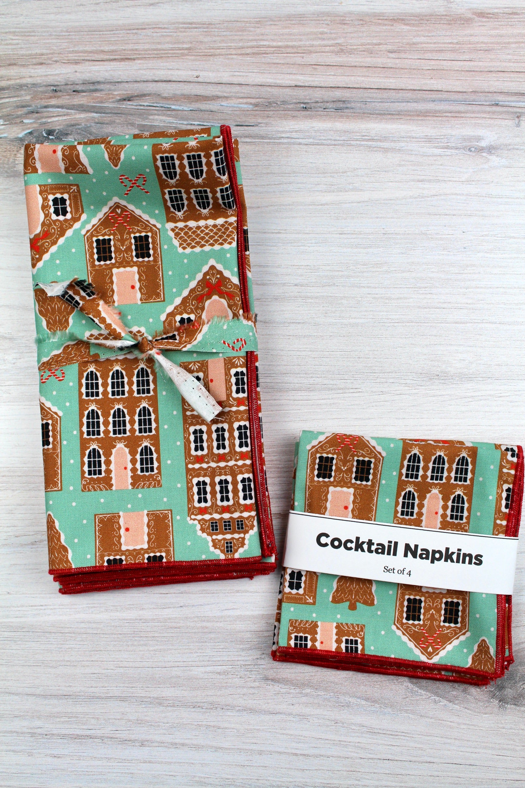 Gingerbread Houses Christmas Napkins