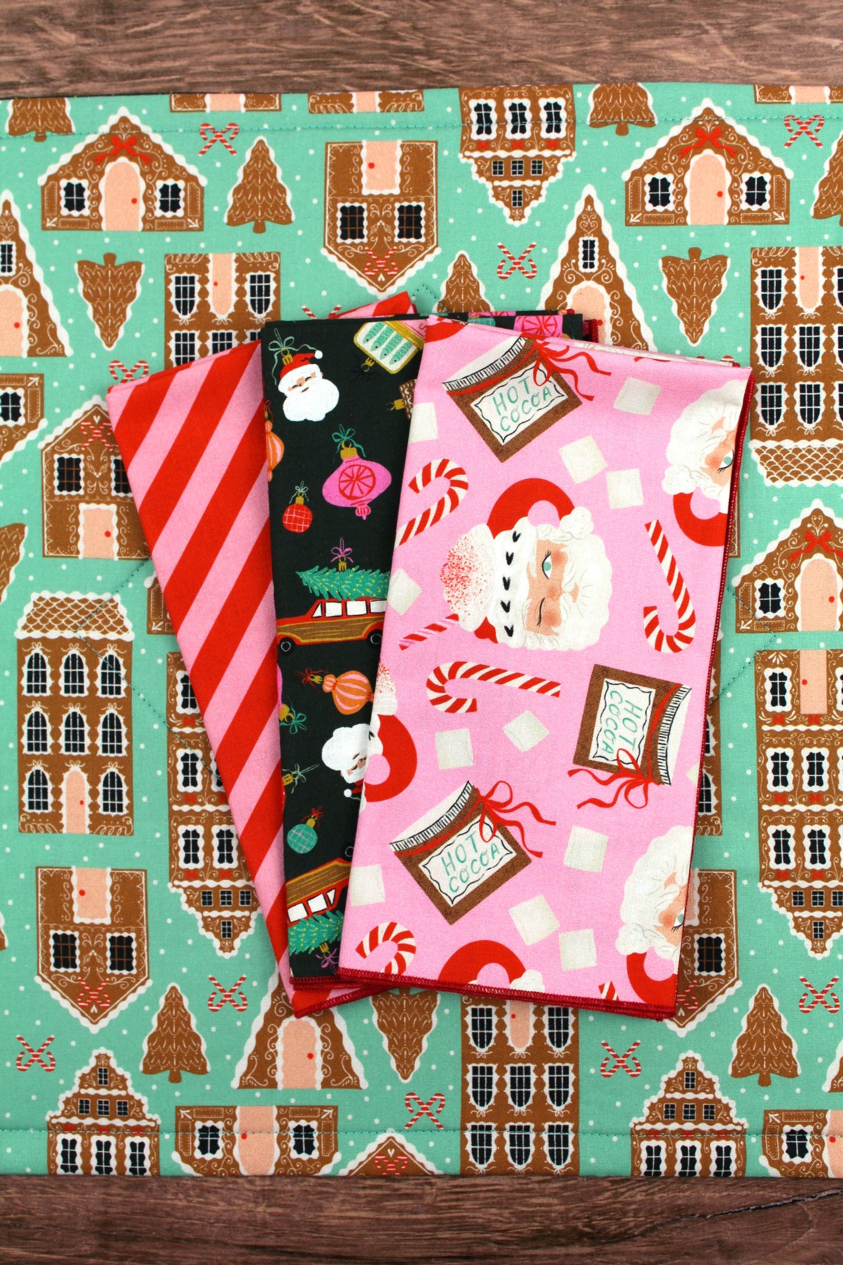 Gingerbread Houses Christmas Placemats