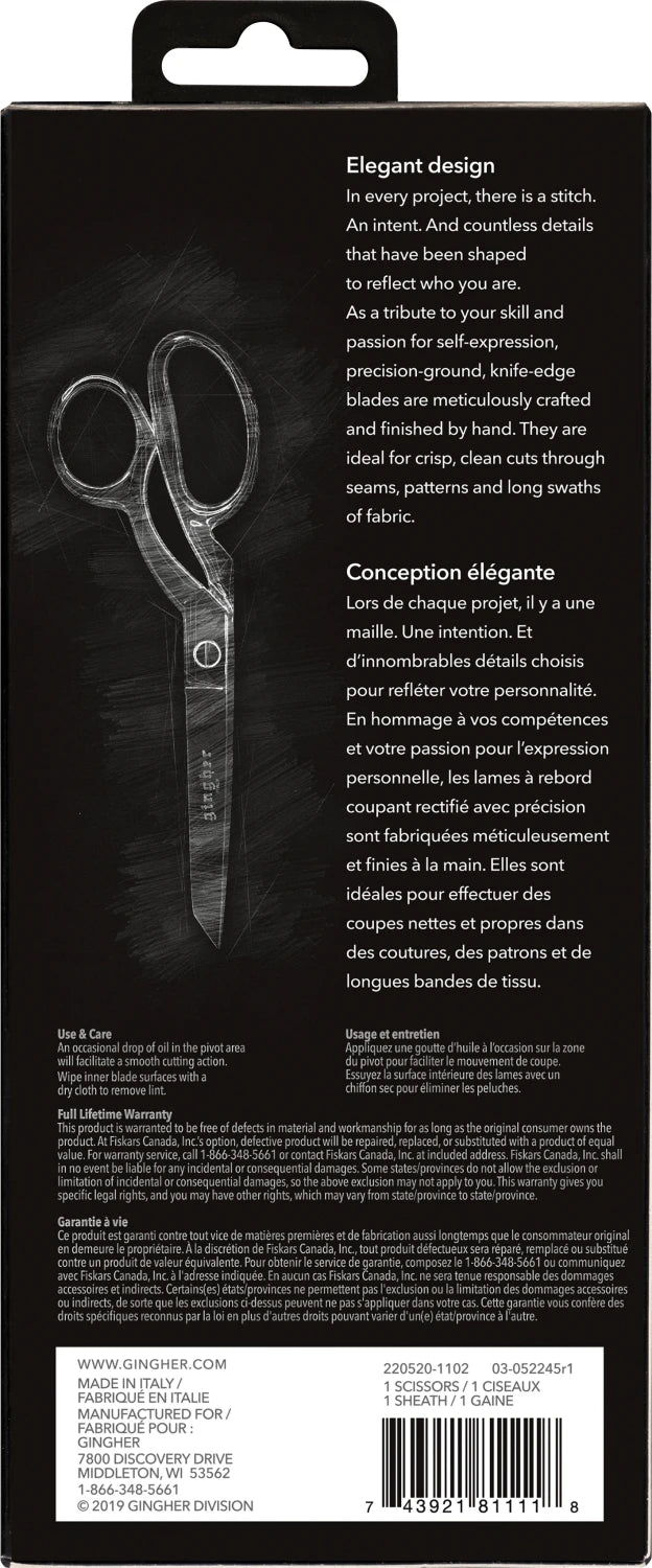 Gingher 8in Knifed Edged Dressmaker Shears
