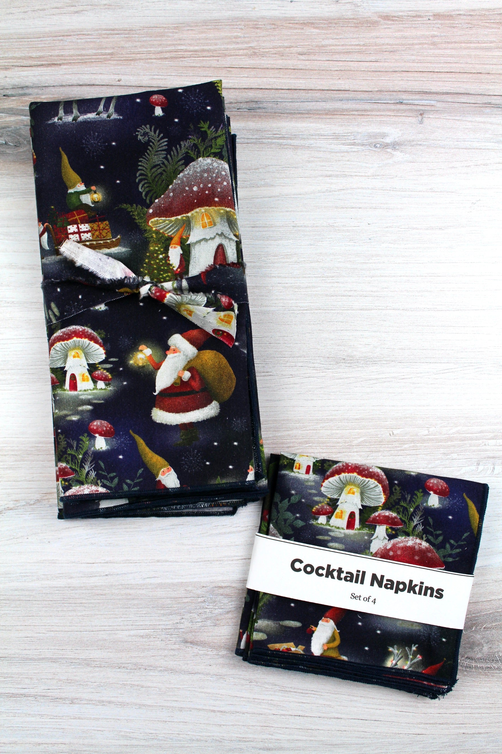 Gnome Village Christmas Napkins