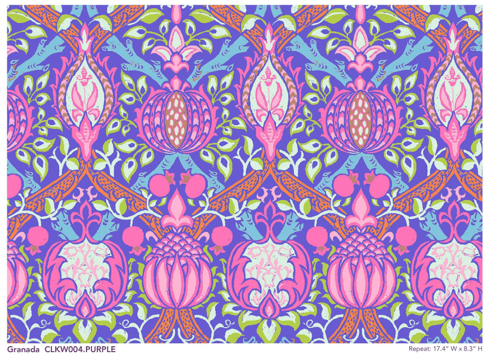 Granada (Cotton Lawn) by Kaffe Fassett x William Morris & Co.