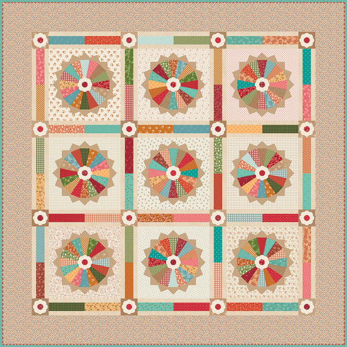 Baked With Love by Lori Holt Quilt Kit