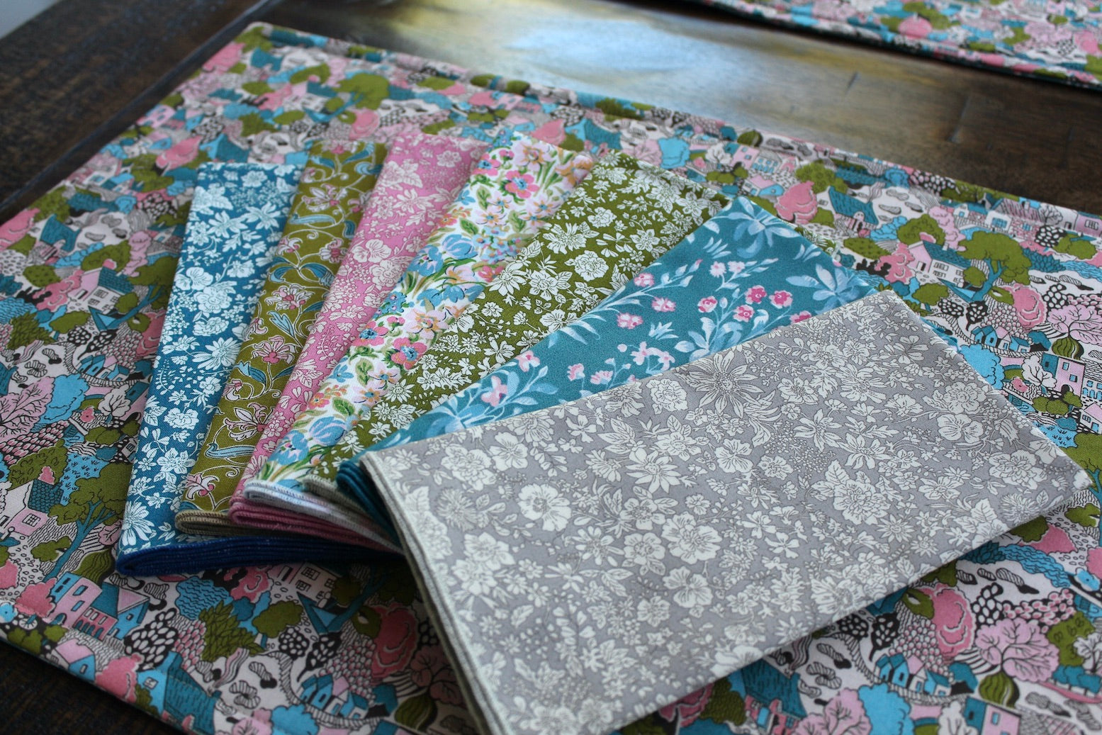 Heath View Fall Placemats (Liberty of London Fabric)
