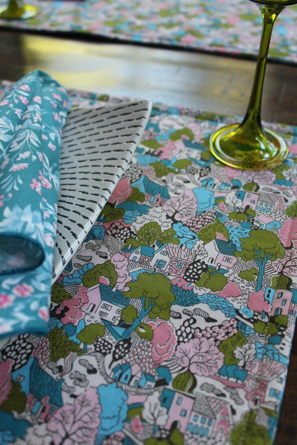 Heath View Fall Placemats (Liberty of London Fabric)