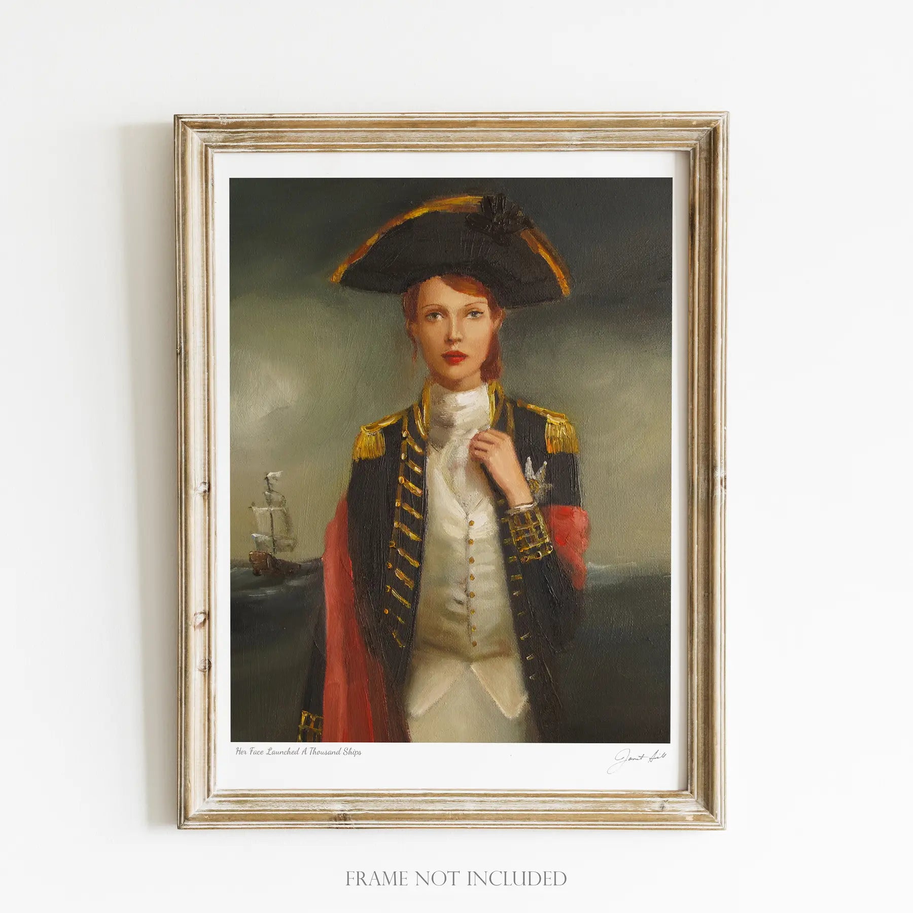 Her Face Launched A Thousand Ships Art Print
