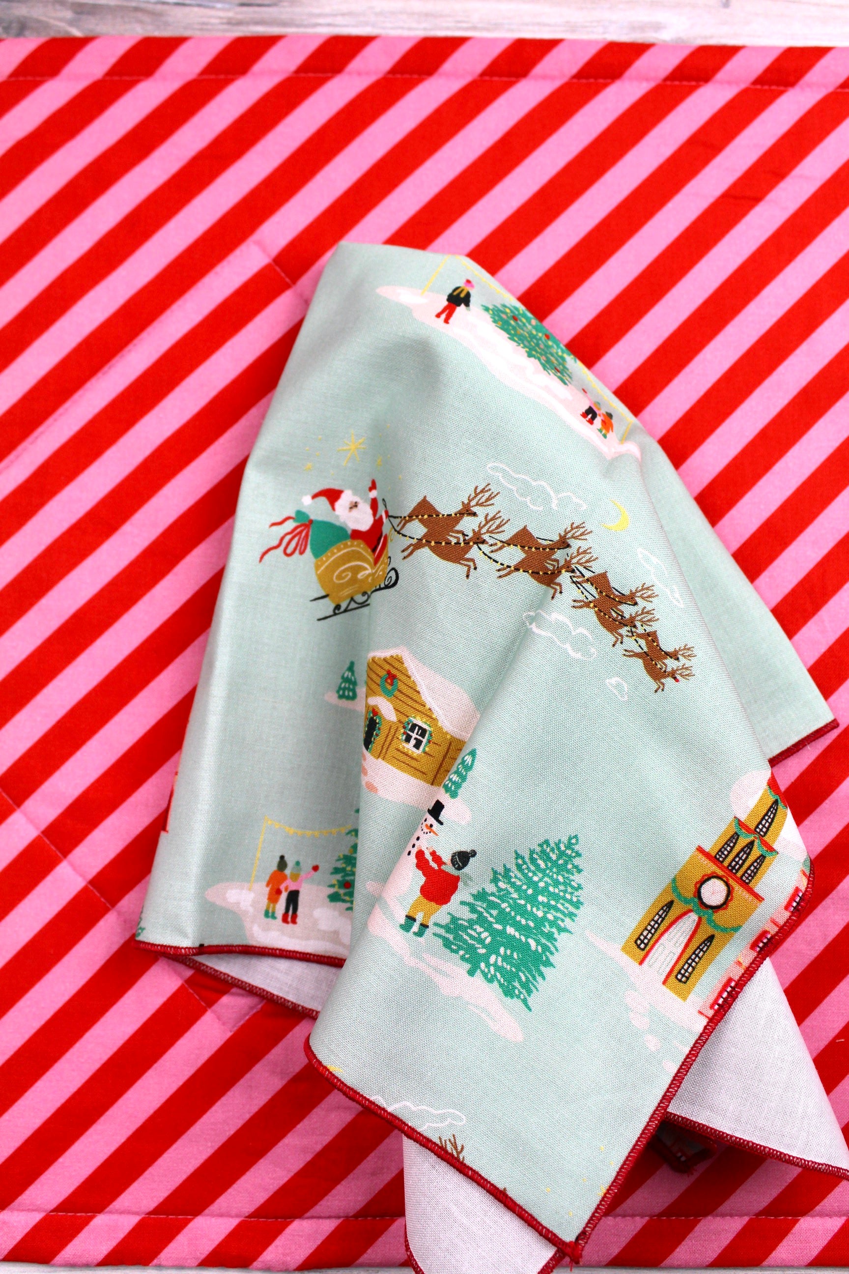 Holiday Toile Napkins