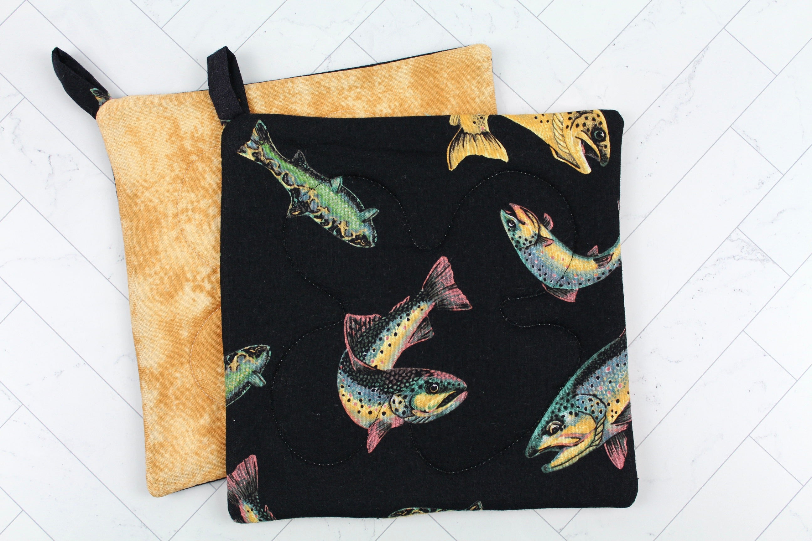 Hooked on Fish Potholder