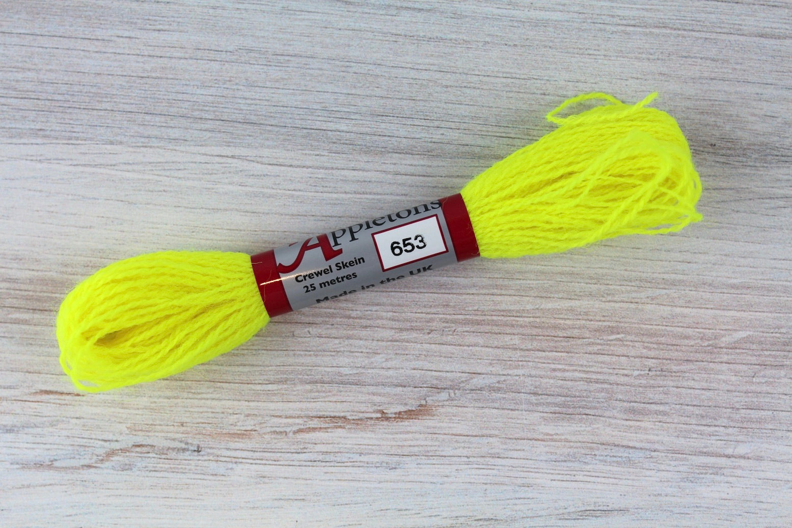 Individual Appletons Crewel Wool Skeins from the Hot Neons Colorway