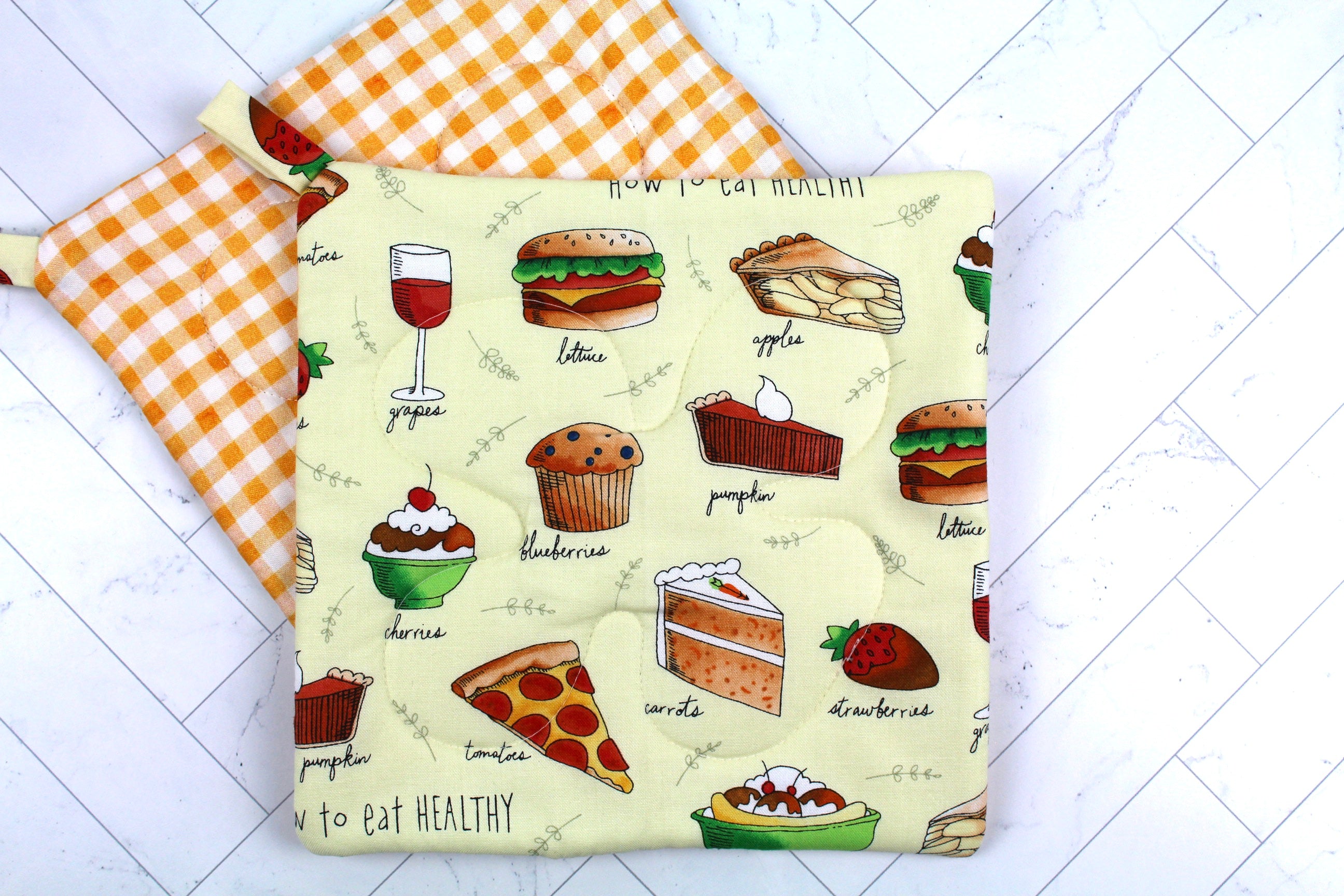 How to Eat Healthy Potholder