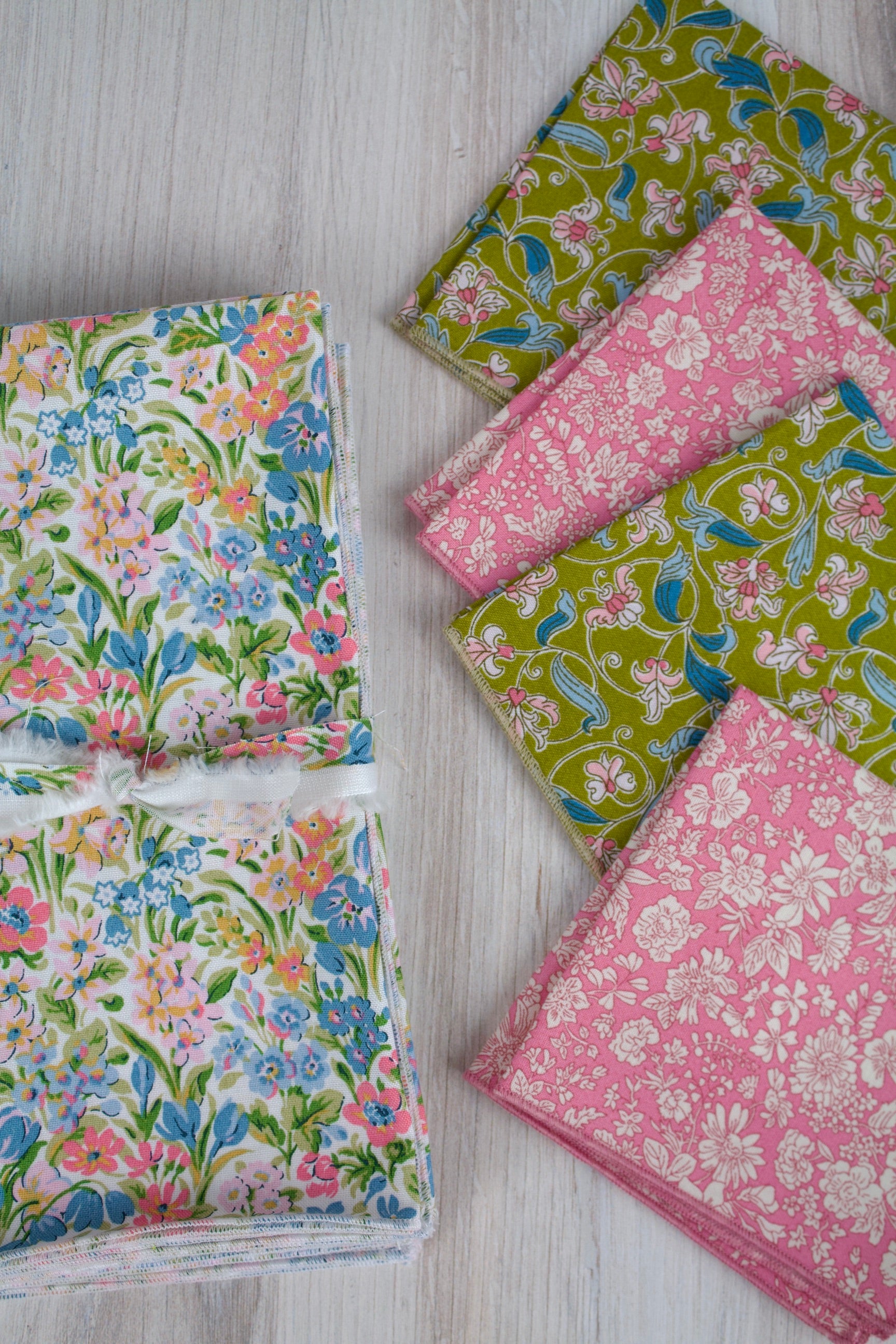 London Parks Pastel Cocktail Napkins (Liberty of London Fabric)