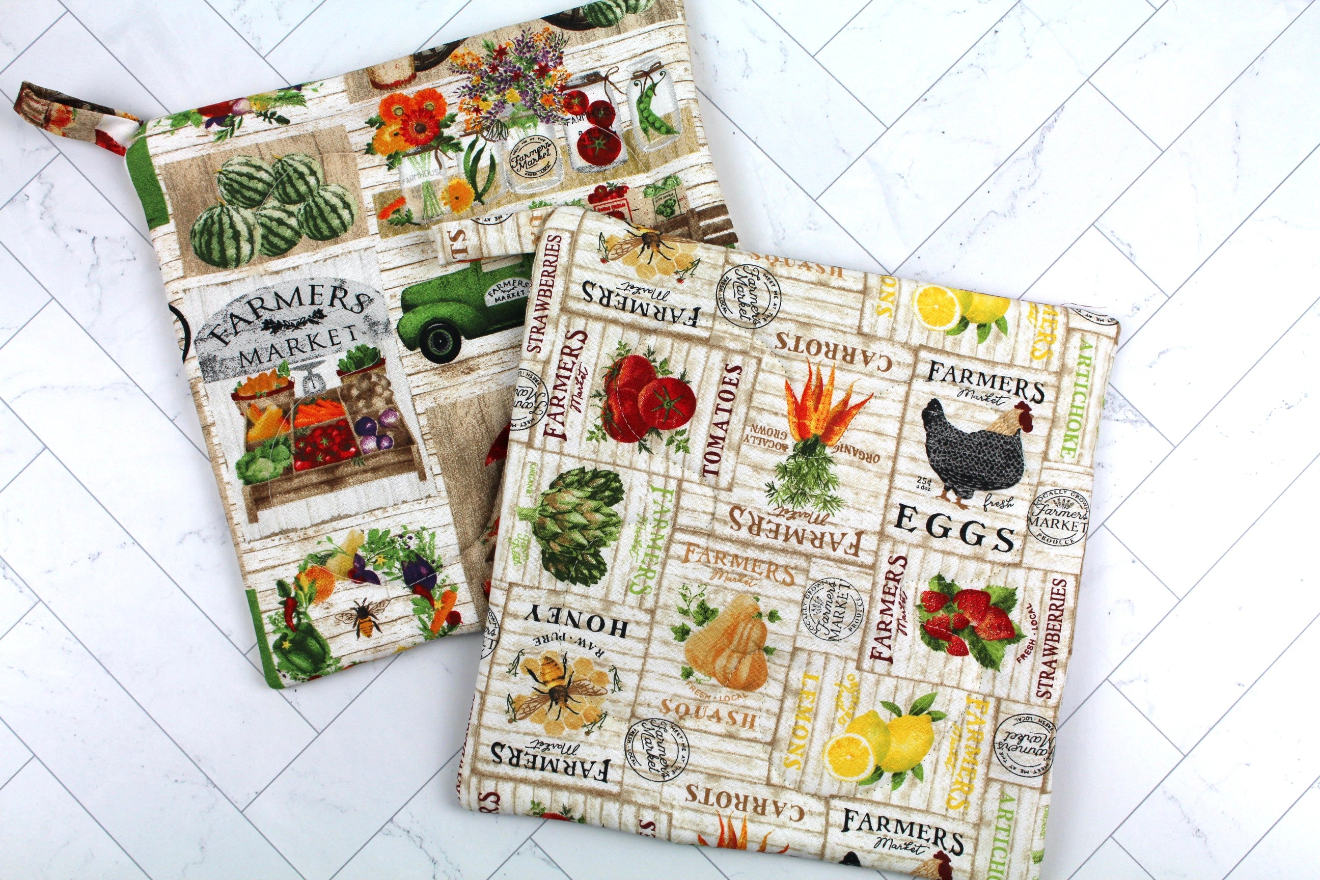 Farmer's Market Potholder
