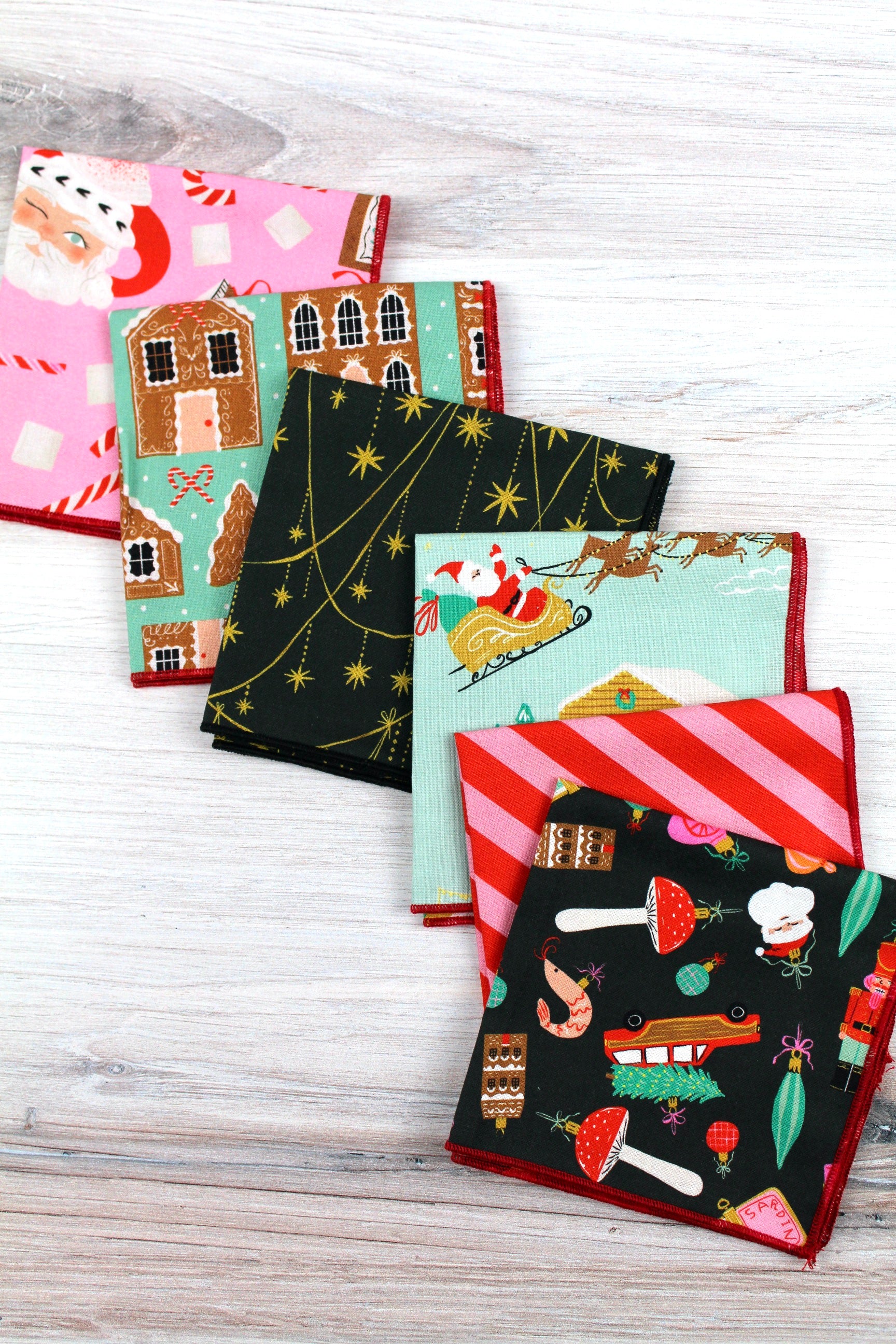 Vintage Ornaments Christmas Napkins