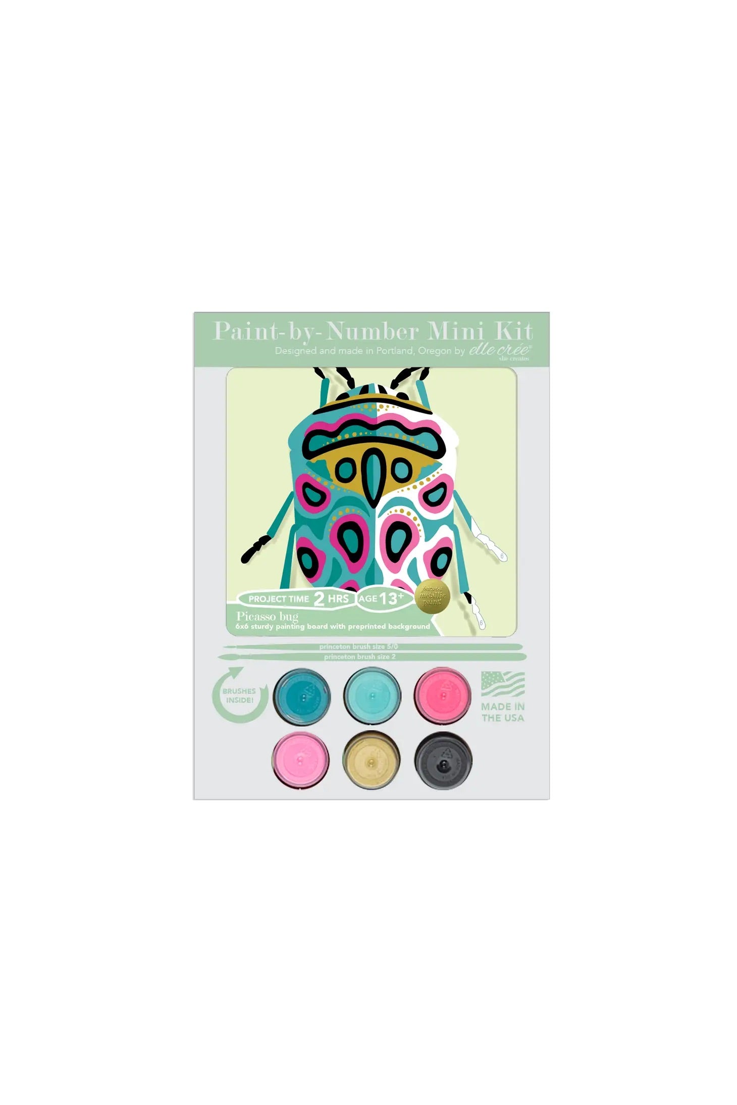 KIDS MINI Picasso Bug Paint-by-Number Kit