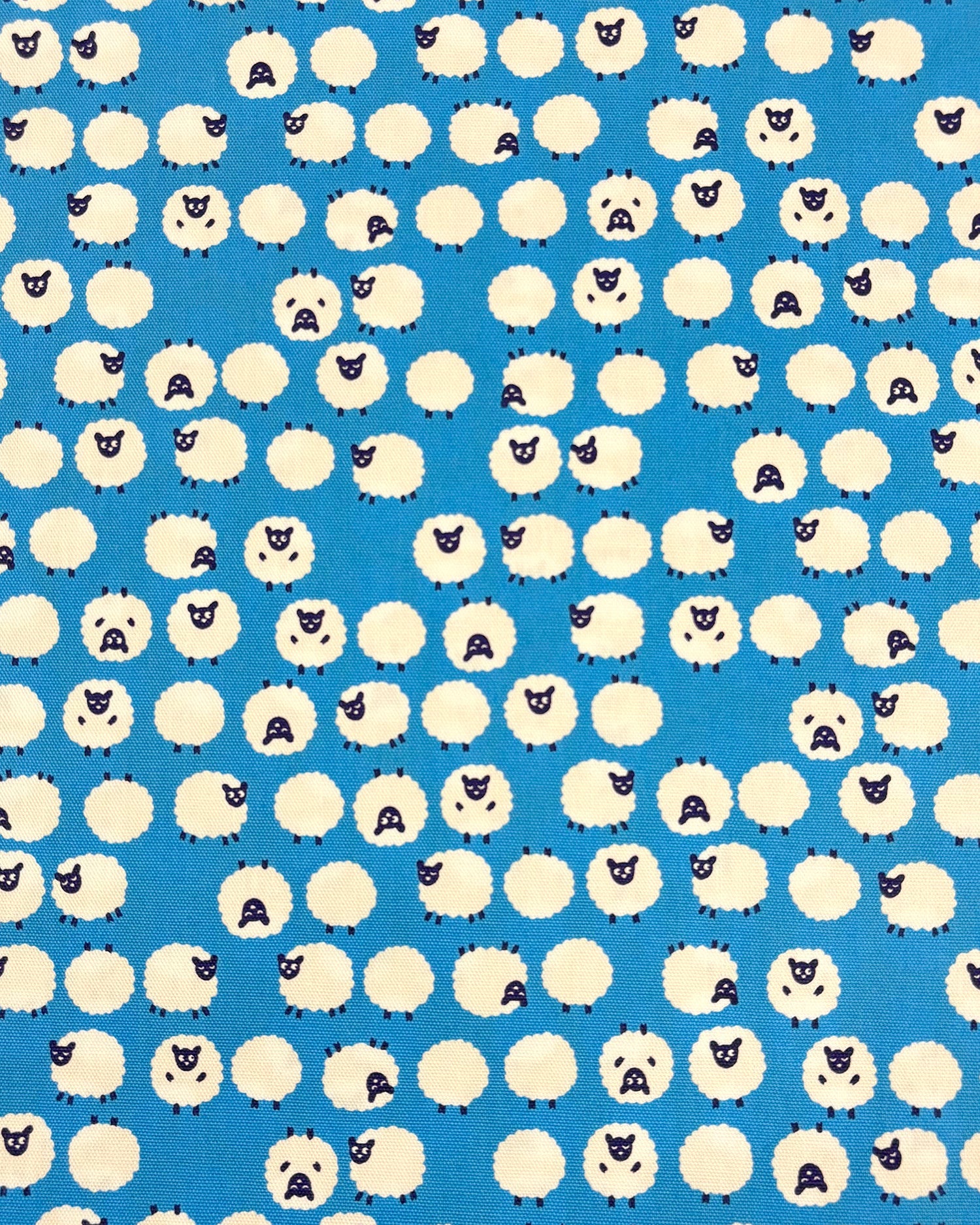Simply Sheep Oxford Canvas in Blue