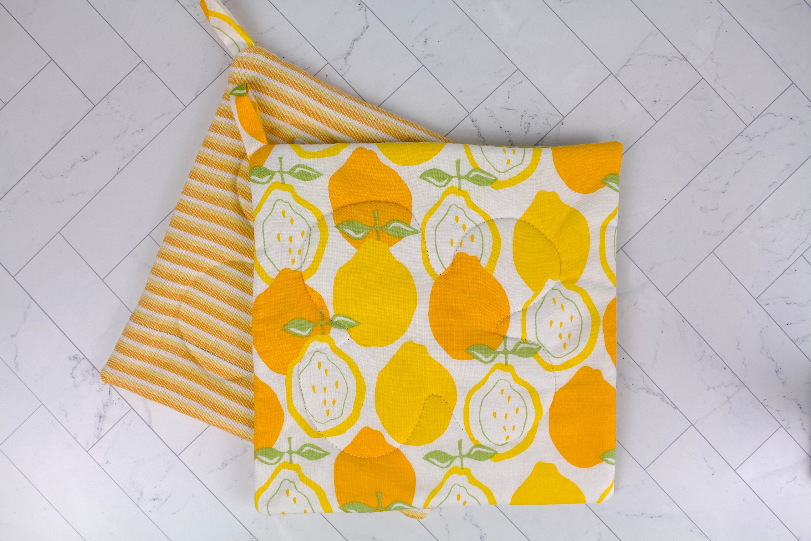 Lemon Squeeze Potholder