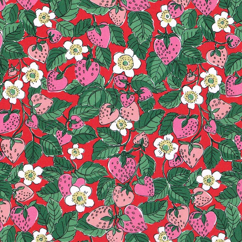 Strawberry Dream (A) Liberty Tana Lawn™ Cotton