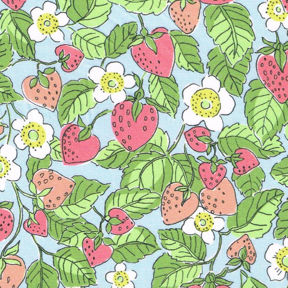 Strawberry Dream (B) Liberty Tana Lawn™ Cotton