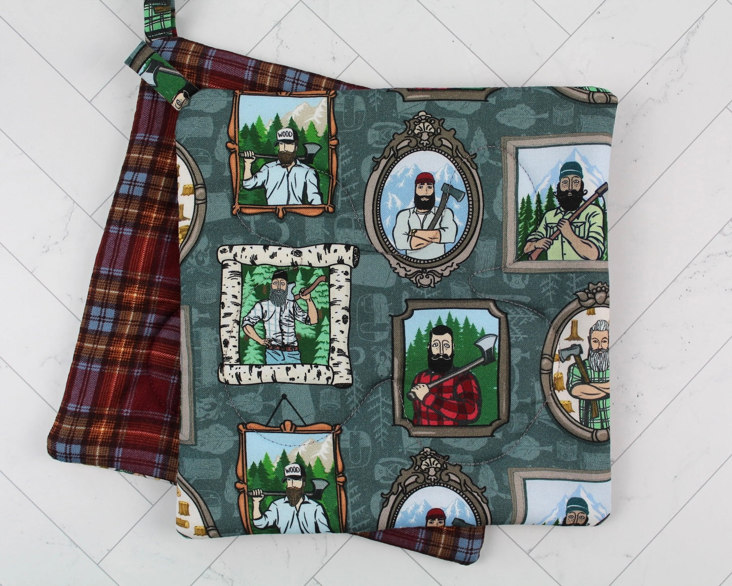 Lumberjacked Potholder