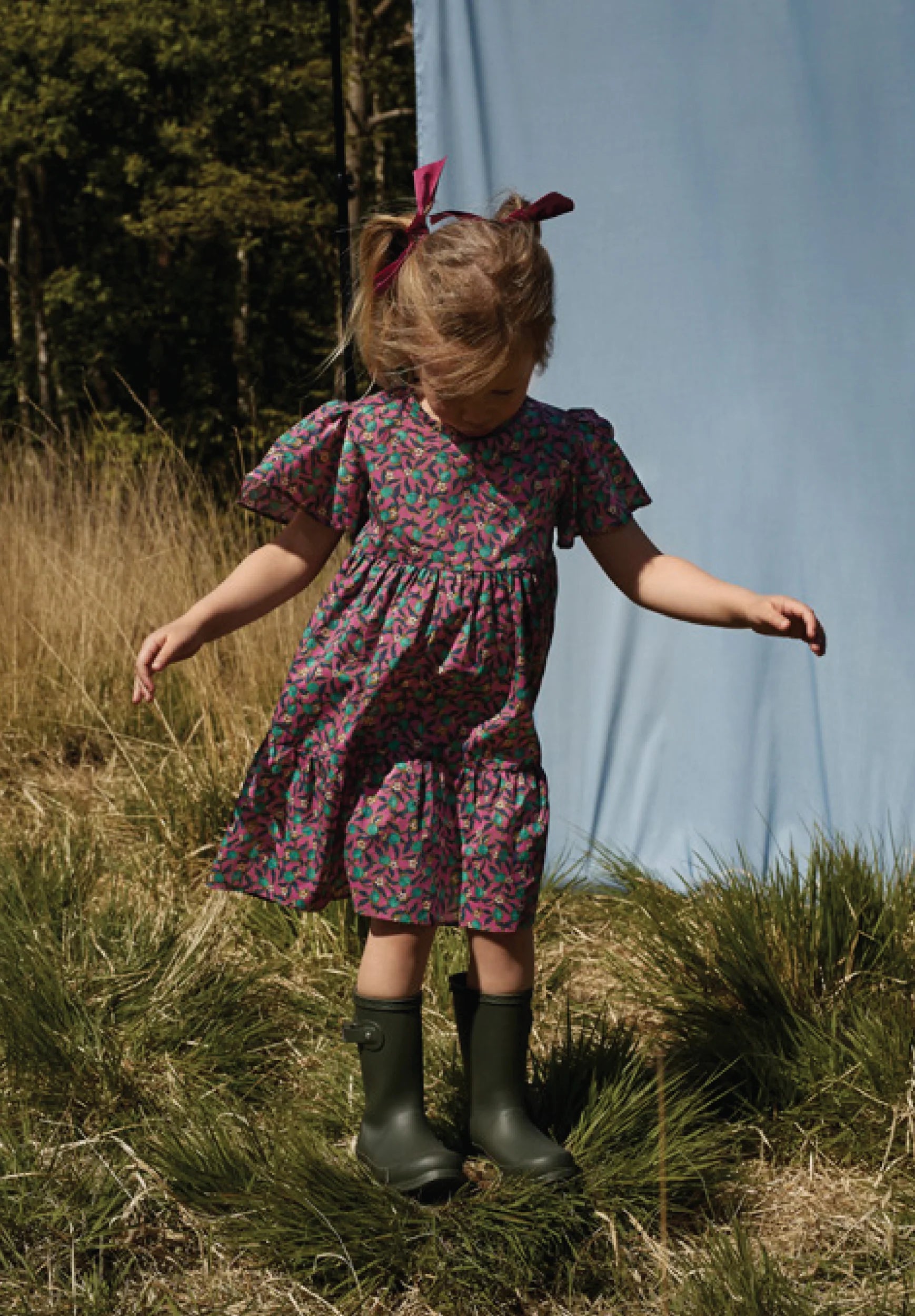 Mabel Tiered Dress Liberty Kids Sewing Pattern