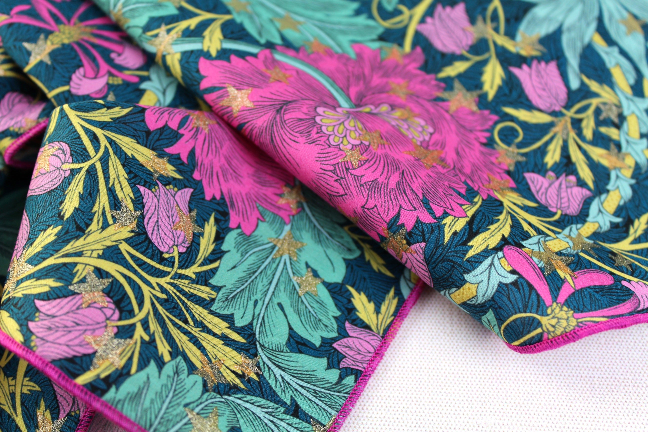 March Sparkle Liberty Tana Lawn™ Kerchief in Pink