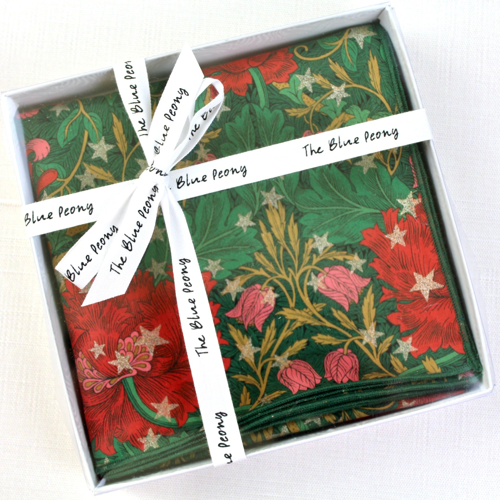 March Sparkle Liberty Tana Lawn™ Kerchief in Red