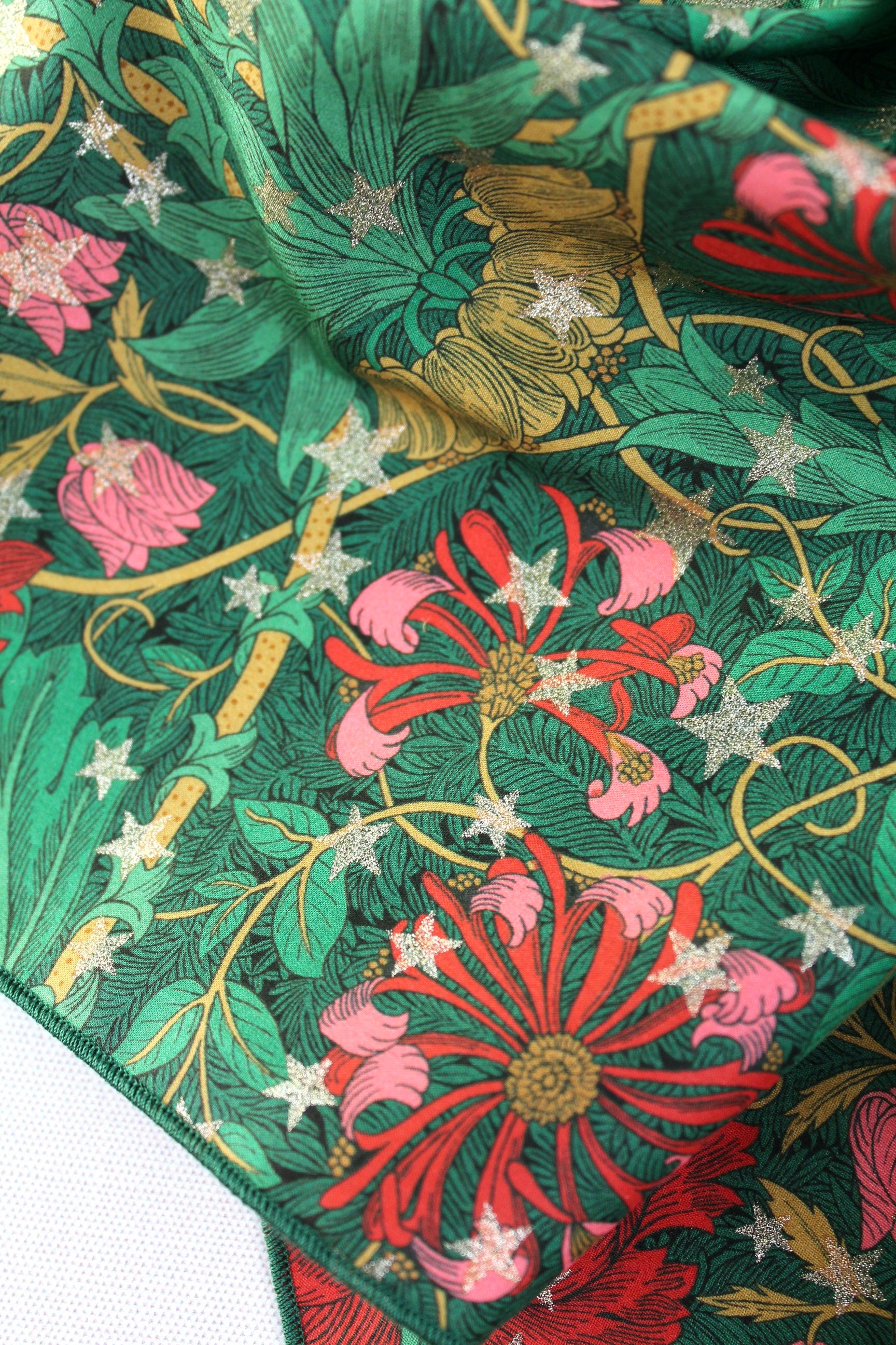 March Sparkle Liberty Tana Lawn™ Kerchief in Red