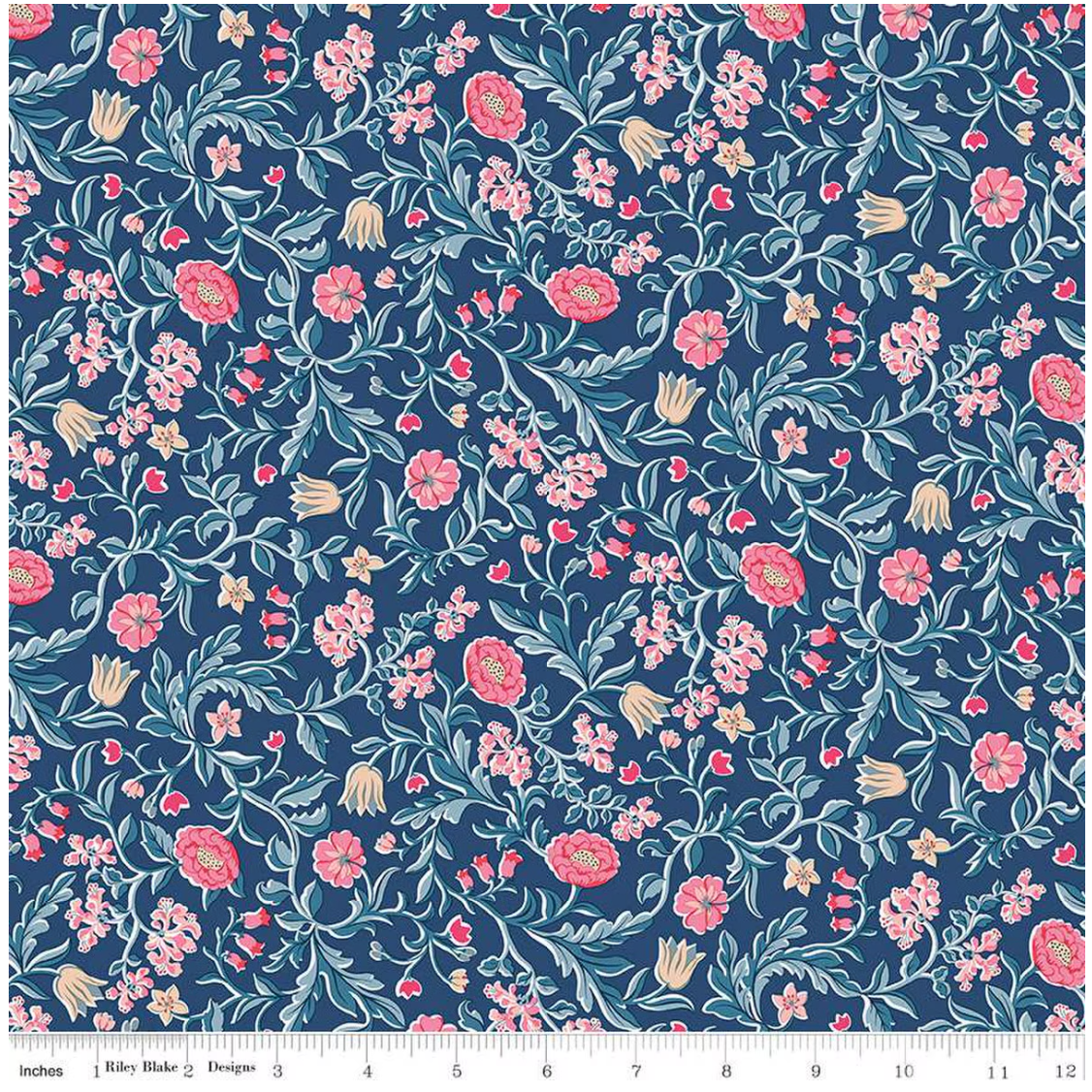 May's Flowers (B) by Liberty Fabrics