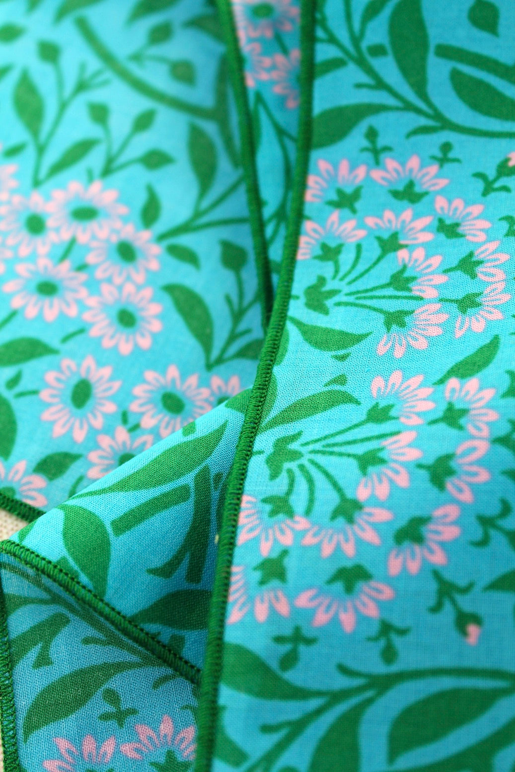 Michaelmas Daisy Cotton Lawn Kerchief