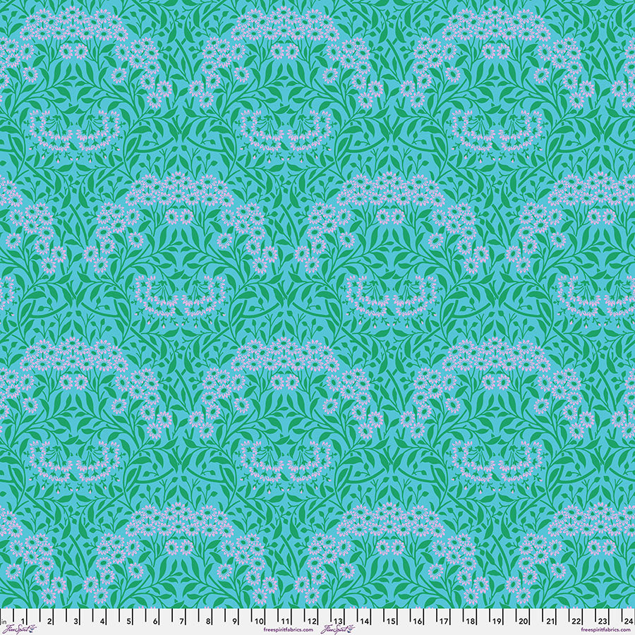 Michaelmas / Aqua by Kaffe Fassett x William Morris & Co.