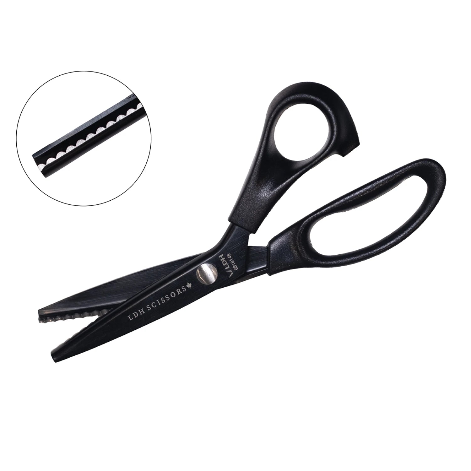 LDH Midnight Edition Lightweight Scalloped Pinking Shears