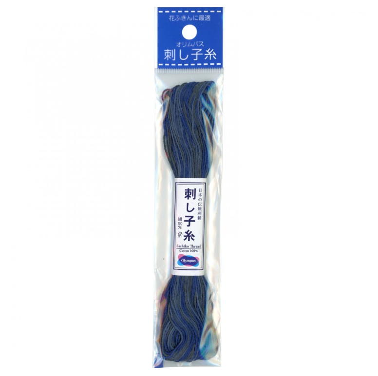 Olympus Sashiko Thread - Midnight Variegated (#98)