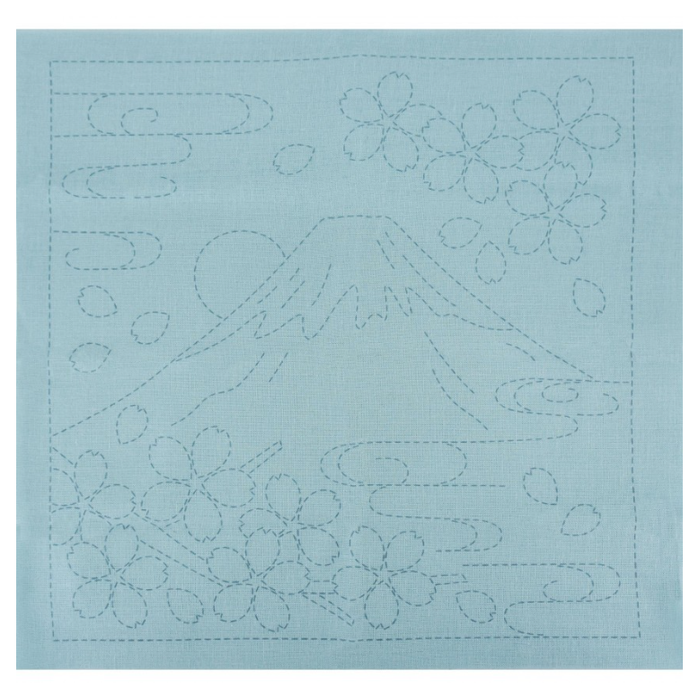 Mt. Fuji & Sakura Sashiko Sampler