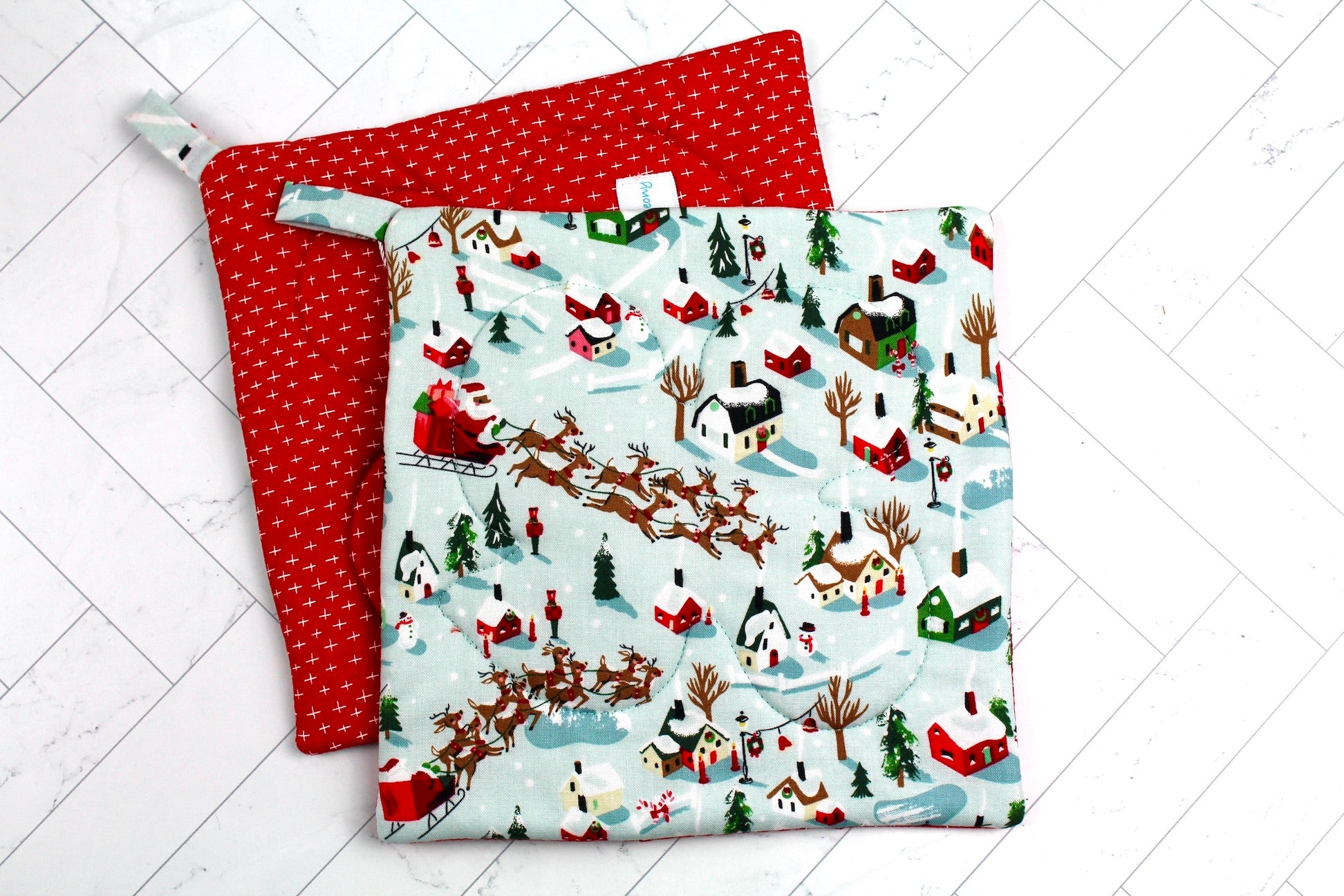 Night Before Christmas Potholder